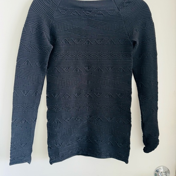 Joseph Ribkoff Textured Knit Bodycon Top - Picture 2 of 8